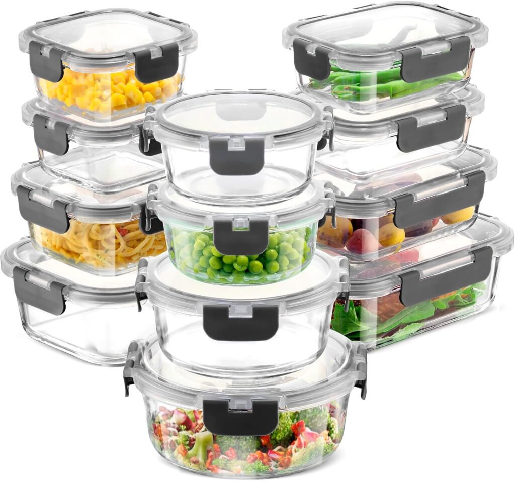 storage containers, glass storage containers